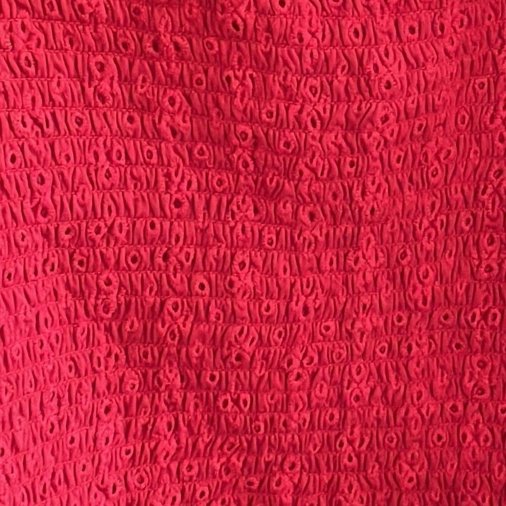 Loft smocked bodice eyelet top size XXL - Picture 4 of 9